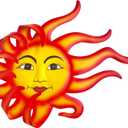 18.5''Metal Sun Outdoor Wall Decor, Large Sun Face Wall Art, Fence Decorations Outdoor, Metal Wall Art Hanging Decor for Patio Living Room Bedroom Garden Yard Pool Parch Indoor