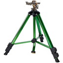 Biswing Impact Sprinkler Head on Tripod Base, Heavy Duty Lawn Sprinklers, 360 Degree Large Area Irrigation, Metal Sprinkler Nozzle & Solid Alloy Metal Extension Legs Flip Locks, 1 Pack