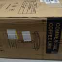 18L/4.8 Gallon Large Commercial Coffee Pot,120 Cups Coffee Urn Stainless Steel Electric Coffee Maker,Double Wall Hot Beverage & Water Dispenser Quick Brew Dispenser