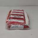 Newwiee 4 Pcs Christmas Bathroom Rugs and Towels Red and White Striped Christmas Bathroom Decorations Non Slip Soft Absorbent Bath Mats Hand Towels for Xmas Decor