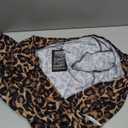 Lepord Print Dress Plus Size Wrap Midi Short Sleeve Casual Summer V-Neck Wedding Guest Maternity Knit Sun Dress Women Leopard 18W