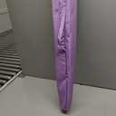 AreShark 7ft Patio Umbrella with Fringe, UPF50+ Beach Umbrella for Table, Pool & Garden, Portable Outdoor Tassels Umbrella w/Fiberglass Ribs&Push Bottom Tilt(Lavender)