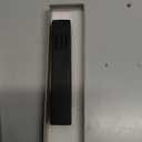 A&S Mezuzot Modern Concrete Mezuzah Case with Scroll, Easy Peel and Stick Mezuza (Black+ Engraved Shin, 6 Inches)