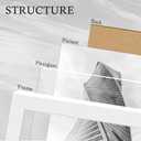 20x28 Picture Frame 2 Pack, White 20x28 Poster Frame for Puzzle and Art Prints, 20 x 28 Picture frame Horizontal or Vertical Wall Mounting