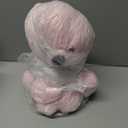 Holiday Home 10-Inch Plush Bear with Keychain - Light Pink