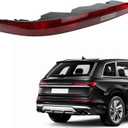 FEXON Left Driver Side Rear Bumper Reflector Tail Light Fog Lamp Compatible with 2016-2022 Audi Q7 Replace 4M0945095