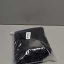 48X24 Inch Black Rectangle Fitted Tablecloth Open Back Fitted Table Cloth Washable Polyester Fitted Table Cover for 4 Foot Folding Table Display Trade Show Party Wedding Banquet Birthday