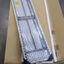 BTEXPERT 5-Foot - 60" Long White Plastic Folding Seminar Training Table Portable 18" Wide Narrow, 29" High, Events Indoor Outdoor Lightweight (One)