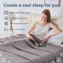 Cooling Blanket Twin Size 60"x80", Summer Lightweight Breathable Ice Blanket, Cooling Blankets for Hot Sleepers Night Sweats Adults Absorb Heat Keep Cool