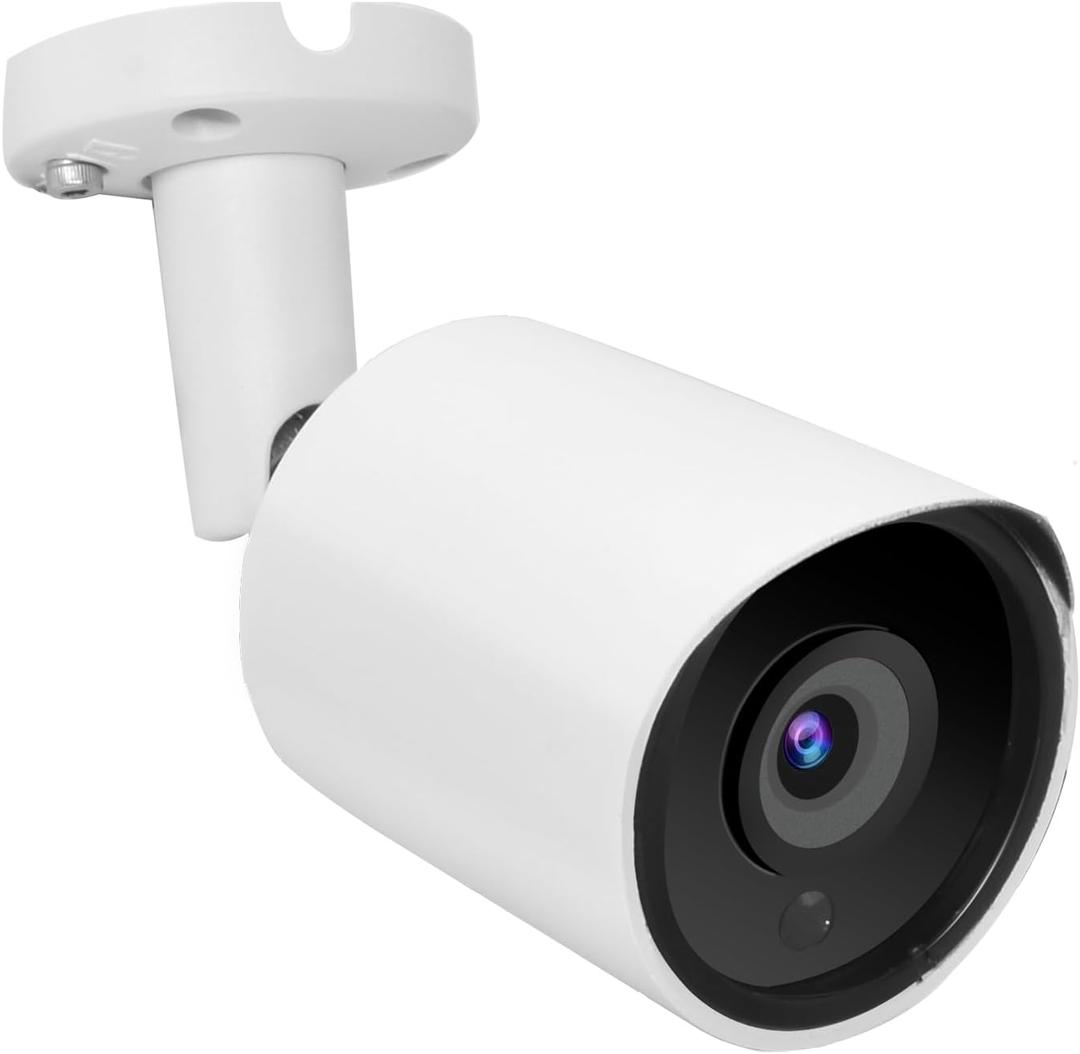 5MP PoE IP Security Camera, H.265 Bullet IP Camera with 105 Wide Angle, 2.8mm Lens, 80ft Night Vision, Compatible with Third-Party NVRs and Software (White)