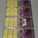 UCC Plant Based Natural Wax Melts, Long Lasting Premium Soy Scented Melts Cubes, Wax Melts Tarts, Colored Wax Melt 4 Pack, French Cade & Lavender
