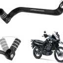 Racing Motorcycle Gear Shifter Lever Extended 10mm Folding Tip CNC for KLR 650 KLR650 1987-2018 Black