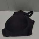 OEAK Womens Deep V Bras Wireless Comfortable Bra Supportive No Underwire Bras Tshirt Push Up Bralettes Plunge Seamless Bra (X-Large, Black)