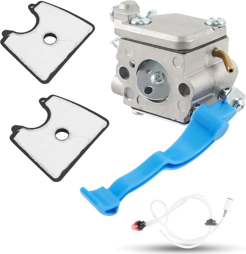 125B Carburetor for Husqvarna 125B 125BVX 125BX Leaf Blower Trimmer Replaces Zama C1Q-W37 Air Filter Carb with Fuel Line Kit #590460102