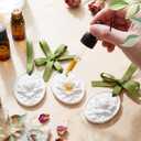 6 Pcs Passive Diffusers for Essential Oils 6 Aroma Flower Car Passive Essential Oil Diffuser for Room Cars Bathroom Home Office Travel Non Electric Sleep Relieves Stress (Vivid,1.8 x 2.5'')