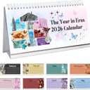 Singer Inspired Desk Calendar 2026 Best Era Design Gift for Music Fans Desk Decoration for Home & Office
