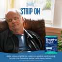 Breathe Right Nasal Strips, Extra Strength Clear Nose Strips, Drug-Free Nasal Congestion Relief for Better Breathing, Help Relieve Snoring, Caused by Colds & Allergies, Deviated Septum, 44ct
