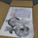 WILON Black Wall Sconces Set of 2, Bathroom Sconces Vanity Light Fixtures with Clear Glass Shades, Indoor Rustic Farmhouse Wall Lamps for Bedroom Living Room Bathroom Bedside Hallway Mirror