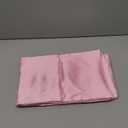 Ruisita Satin Party Tablecloth Table Cover 58 x 102 Inches Wedding Rectangle Bright Silk Tablecloth Smooth Fabric Tablecloths Table Decor for Wedding Banquet Party Decoration, Light Pink