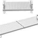 Grill Warming Rack for Blackstone Flat Top 28 36 17 22 Inch Griddle, Universal Adjustable Stainless Steel Grill Rack for Blackstone for Nexgrill Griddle Accessories, 15"L to 25"L