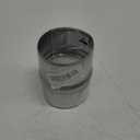 Vent Systems 4'' Inch Galvanized Steel Duct Connector - Round Ventilation Duct Extension - Metal Vent Coupler - Metal Hose Coupling - Galvanised Pipe Connector - Dryer Vent Connector