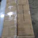 KEIKI Makeup Vanity Desk with Sliding Mirror and Lights, Small Vanity Table with 4 Drawers, Power Outlets, Hair Dryer Holder, Bedroom Dressing Table with Cushioned Stool & Shelves for Girl, White (29.2 inches)