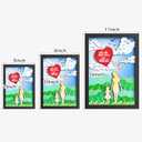 CCCEI Black 5x7 Desk Decor for Home Office, Gifts for Women From Daughter, Unique Thank You, Love Gift Ideal for Brthday, Mothers Day Christmas.