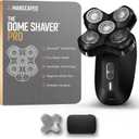 MANSCAPED The Dome Shaver PRO Head Shaver for Bald Men  Five Rotary Blade Design with SkinSafe & FlexAdjust Technology, Waterproof, USB-C & Wireless Charging Compatible with Travel Lock