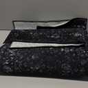 Vintage Black Rug Runners for Hallways Non Slip, 2.6x10 Washable Long Runner Rug for Entryway, Ultra-Thin Soft Runner Carpet for Kitchen Bedroom Bathroom (2'6"x10', Black)