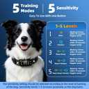 Citronella Bark Collar for Dogs [No Spray Refill] Spray Dog Training Collar, Anti Barking Training Collar with 5 Adjustable Sensitivity Beep Vibration Spray Bark Collar for L/M/S Citronella Dog Collar