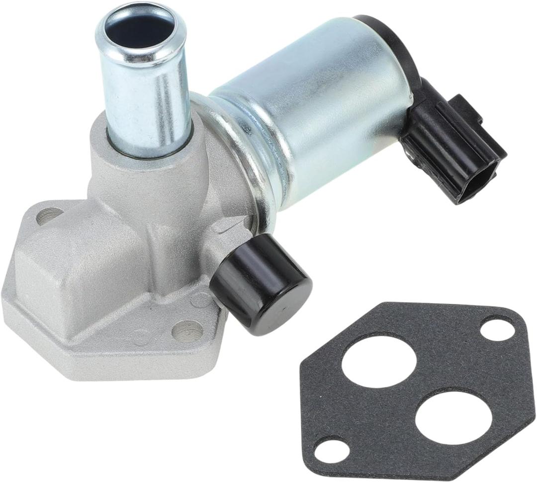 Idle Air Control Valve for Ford for Mustang 1996-2001 Fuel Injection Idle Air Control Valve W/Gasket for Mercury Cougar 1996-1997 No.F6AZ9F715EA/F6AE9F715EB