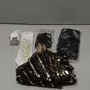 SAISI 1920s Flapper Gatsby Accessories Roaring 20's Accessories with Flapper Shawl Headband Vintage Design for Women