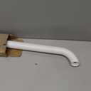 24 Inch Anti Slip Shower Grab Bar Oil Rubbed White 1.25" Diameter,Munzong Bathroom Grab Bar, Knurled Bathroom Balance Bar,Safety Hand Rail Support Handicap Elderly Senior Assist Bath Handle