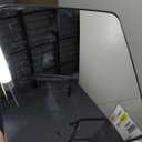 X AUTOHAUX Car Rearview Right Passenger Side Mirror Glass Replacement W/Backing Plate Heated for Jeep Wrangler JK 2018 for Jeep Wrangler 2011-2017