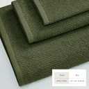 Great Bay Home 100% Cotton 6 Pack 26x16 Hand Towel Set - Absorbent, Quick-Drying, Durable Towels for Bathroom Decor - Low-Twist, Two-Ply Fibers (Forest Green)