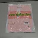 PRETTYGARDEN Womens 2025 Summer Casual Short Sleeve Dresses A Line Bow Tie Front Babydoll Loose Cute Mini Dress with Pockets (S)