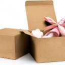 ValBox 5x5x3.5 Brown Gift Boxes, 20 PCS Gift Boxes with Lids for Presents, Small Bridesmaid Box for Gifts, Wedding, Crafting, Recyclable, Easy Assemble Cardboard Boxes (1 Count (Pack of 20))