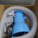 Standard Series Above Ground Pool Filter Pump - 800 GPH Flow Rate | Rapid Circulation & Micro-Debris Filtration, Pool Cartridge Filter Pump System - Keep Water Crystal Clean & Clear-Deep Blue