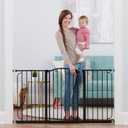 Regalo Home Accents Superwide Safety Gate, 6in*8in*12in, Black