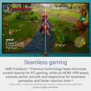 Dell 27 240Hz Gaming Monitor - SE2726HG - 27-inch FHD (1920x1080) 240Hz Display, in-Plane Switching (IPS) Technology, AMD FreeSync Premium, TV 3-Star, 2X HDMI, DisplayPort 1.4, Tilt