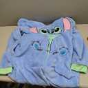 Disney Stitch Pajamas for Women - Fluffy Minnie Mouse Eeyore Maleficent Pyjamas Lounge Wear - Stitch Gifts (M)