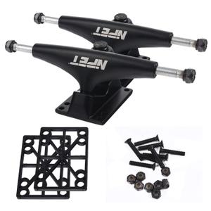 NPET 52mm Blank Skateboard Wheels Combo Set (Black4)