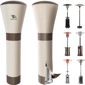 Patio Heater Cover - 89 Inch, Waterproof Outdoor Covers, 600D Heavy Duty, Anti-UV, Tear Resistant, 89"H x 33"D x 19"B