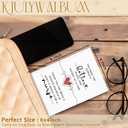 KJULYW Nurse Appreciation Gifts Photo Album 4x6, Thank You Gifts for Nurse Medical Staff, Nursing Gift for Women Small Memory Photo Album Book for 18 Pockets Hold 36 Pictures