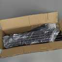 iDavosic.ly Plant Stand Indoor Outdoor, 7 Tier Corner Metal Flower Display Holder Shelf, Easy Assembly Folding Tall Orchid Rack for Patio Balcony Porch Garden Living Room House, Black