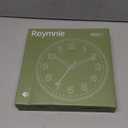 Wall Clock Green, 10 Inch Silent Wall Clocks Battery Operated-Modern Non Ticking Analog Clock Decorative for Kitchen Bedroom Office Bathroom(Gold)