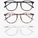 IBOANN Iconic Blue Light Glasses for Woman - Computer Glasses up to 99% Blue Light Blocking - Anti Eyestrain & UV Glare