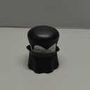 OTOTO Gracula Garlic Crusher, Garlic Mincer, Also for Ginger, Nuts, Chili, Herbs - Twist Top Mincer & Easy Squeeze Manual Press Peeler, Goth Gifts