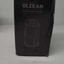 Stainless Steel Paper Towel Holder Countertop, Modern Spiral Cover Design,Keep Paper Towel Clean,Weighted Base for Stability, Freestanding Easy One-Handed Operation for Kitchen Bathroom (Black)