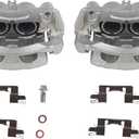 PAROD Front Disc Brake Caliper Fit for 2005-2020 Nissan Frontier, 2005-2012 Pathfinder, Xterra, 2009-2012 Suzuki Equator 4.0L V6 with Bracket,Replace#19B3123A 19B3122A